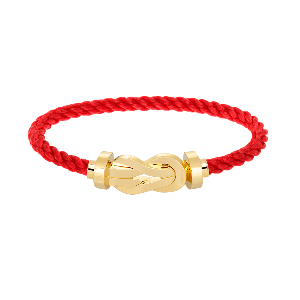 GlowCHANCE LARGE 8 FIGURE BUCKLE NO DIAMOND BRACELET GOLD
