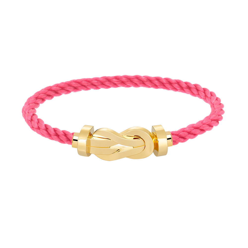 GlowCHANCE LARGE 8 FIGURE BUCKLE NO DIAMOND BRACELET GOLD
