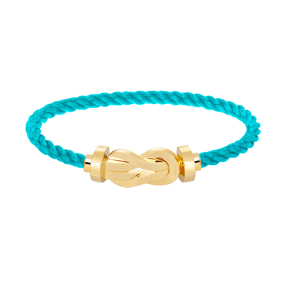 GlowCHANCE LARGE 8 FIGURE BUCKLE NO DIAMOND BRACELET GOLD