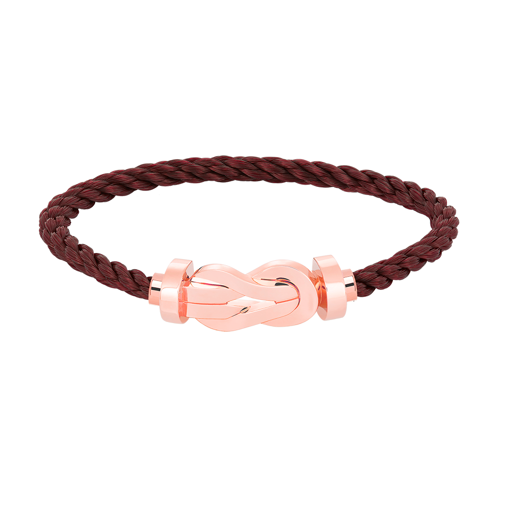 GlowCHANCE LARGE 8 FIGURE BUCKLE NO DIAMOND BRACELET ROSE GOLD