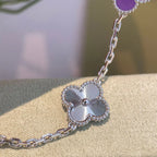 [Glow]New  CLOVER 5 MOTIF VIOLET BRACELET COLLECTION