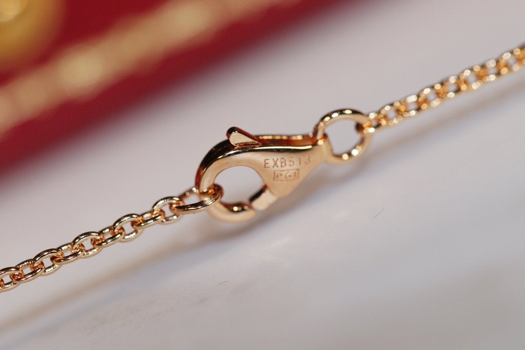 GlowLOVE NECKLACE PINK GOLD AND SILVER