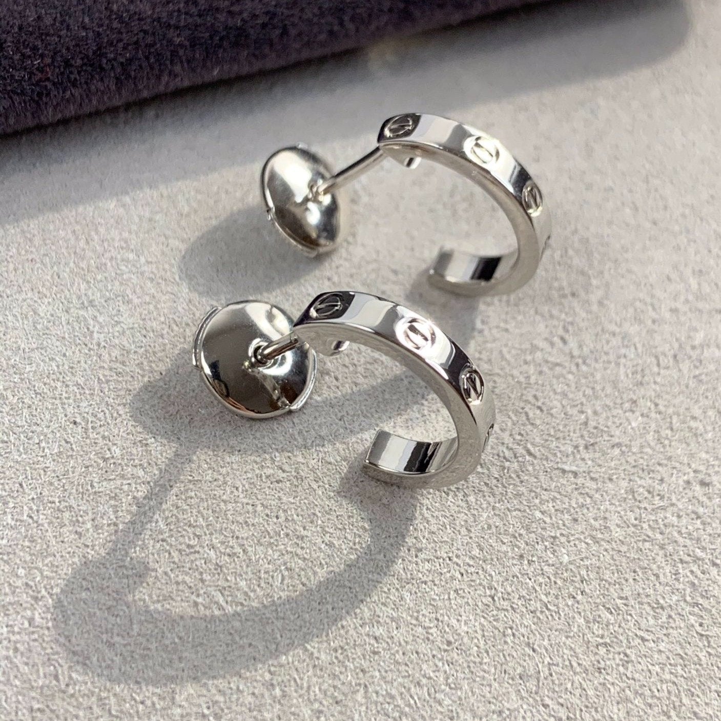 GlowLOVE EARRINGS 2.65MM SILVER