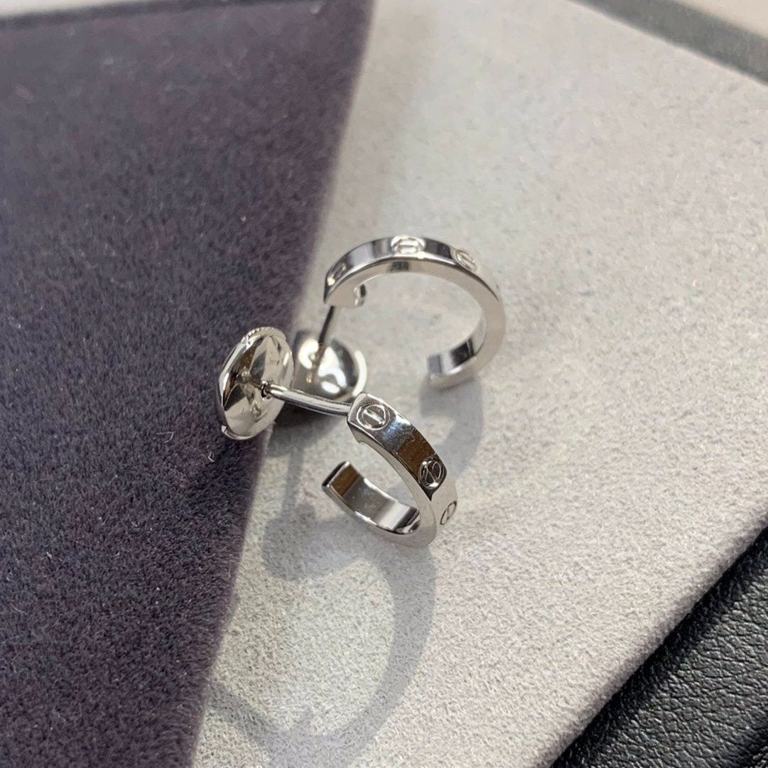 GlowLOVE EARRINGS 2.65MM SILVER