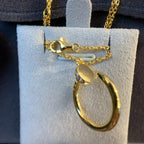 GlowJUSTE NECKLACE GOLD DIAMONDS