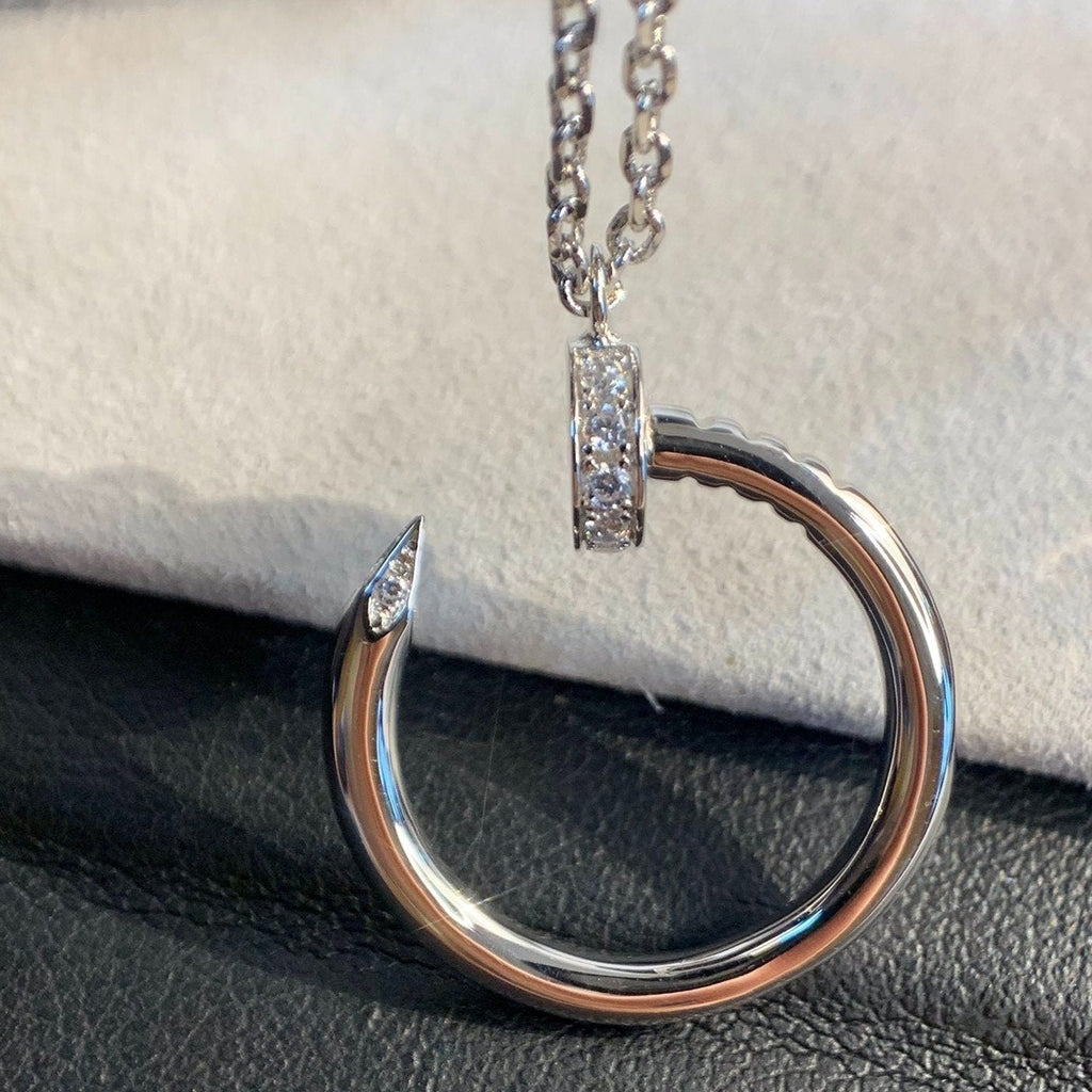GlowJUSTE NECKLACE SILVER