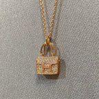 GlowCONSTANCE PEDANT DIAMOND NECKLACE