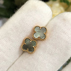 ¡®Glow¡¯CLOVER MINI GOLD EARRINGS