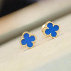 ¡®Glow¡¯CLOVER MINI 9.5MM TURQUOISE EARRINGS