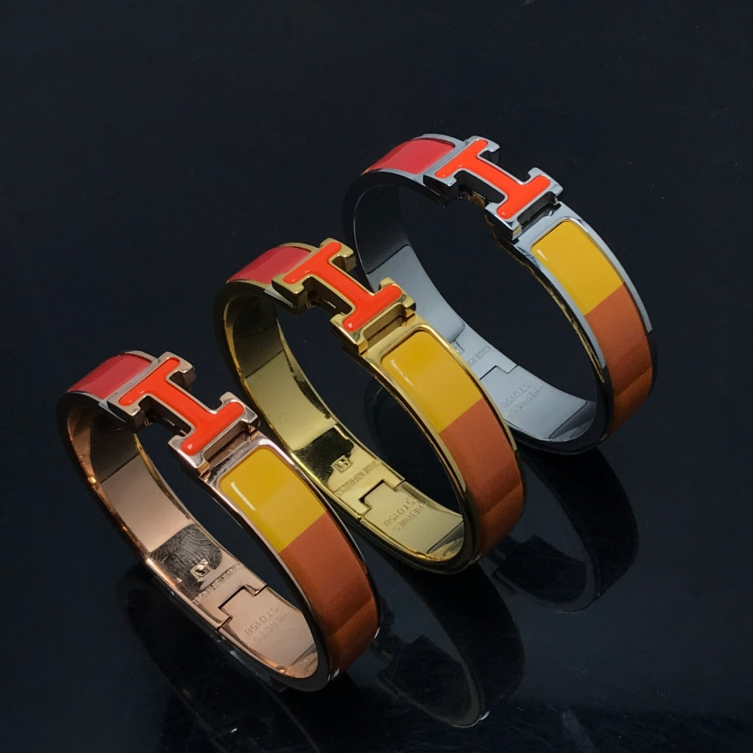 GlowH BRACELET ORANGE RAINBOW CERAMIC