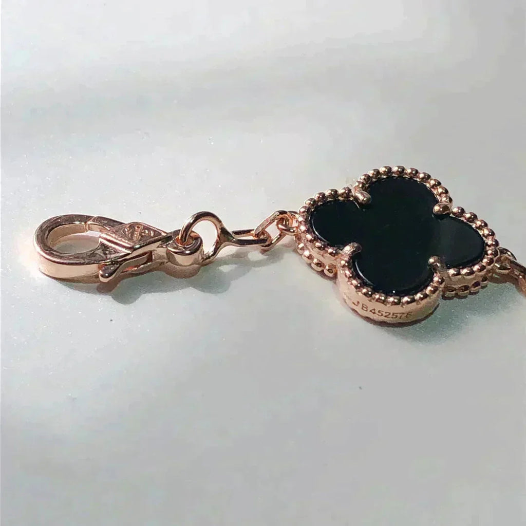 [Glow Jewelry]CLOVER 5 MOTIFS MULTICOLOR BRACELET