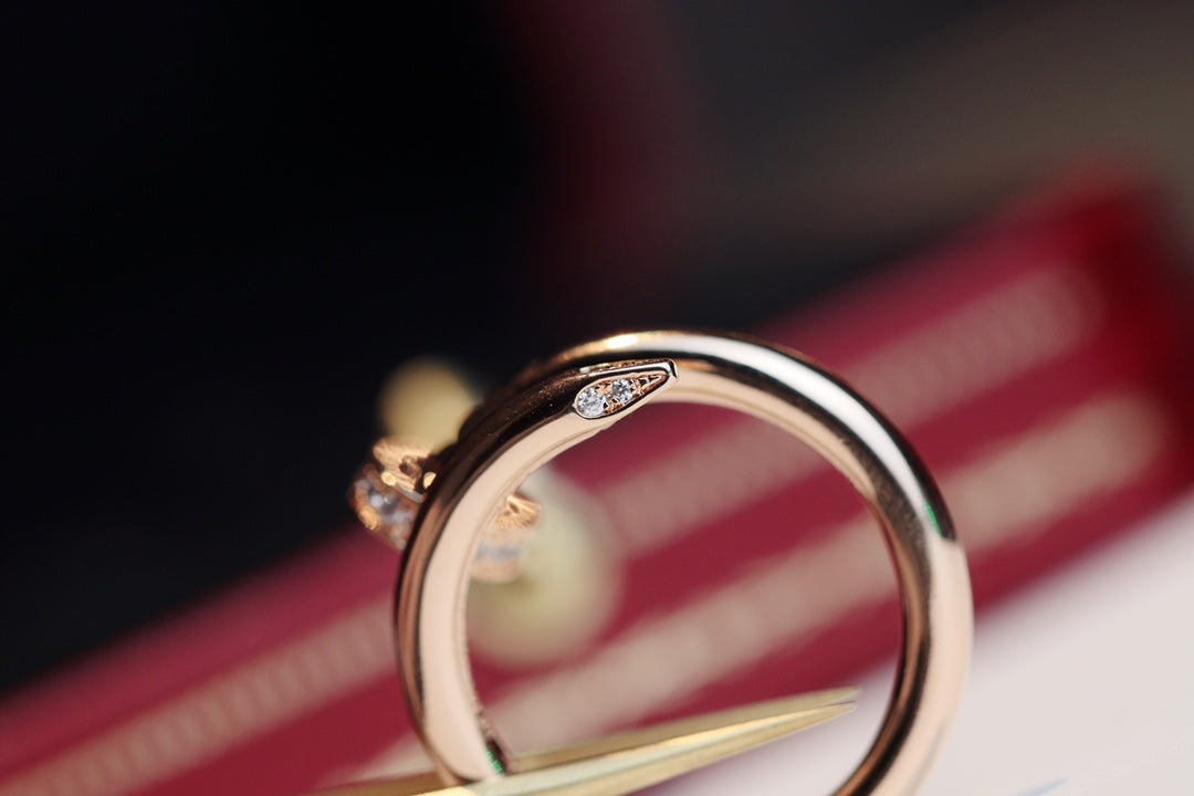 GlowJUSTE RING 2.65MM PINK GOLD DIAMOND