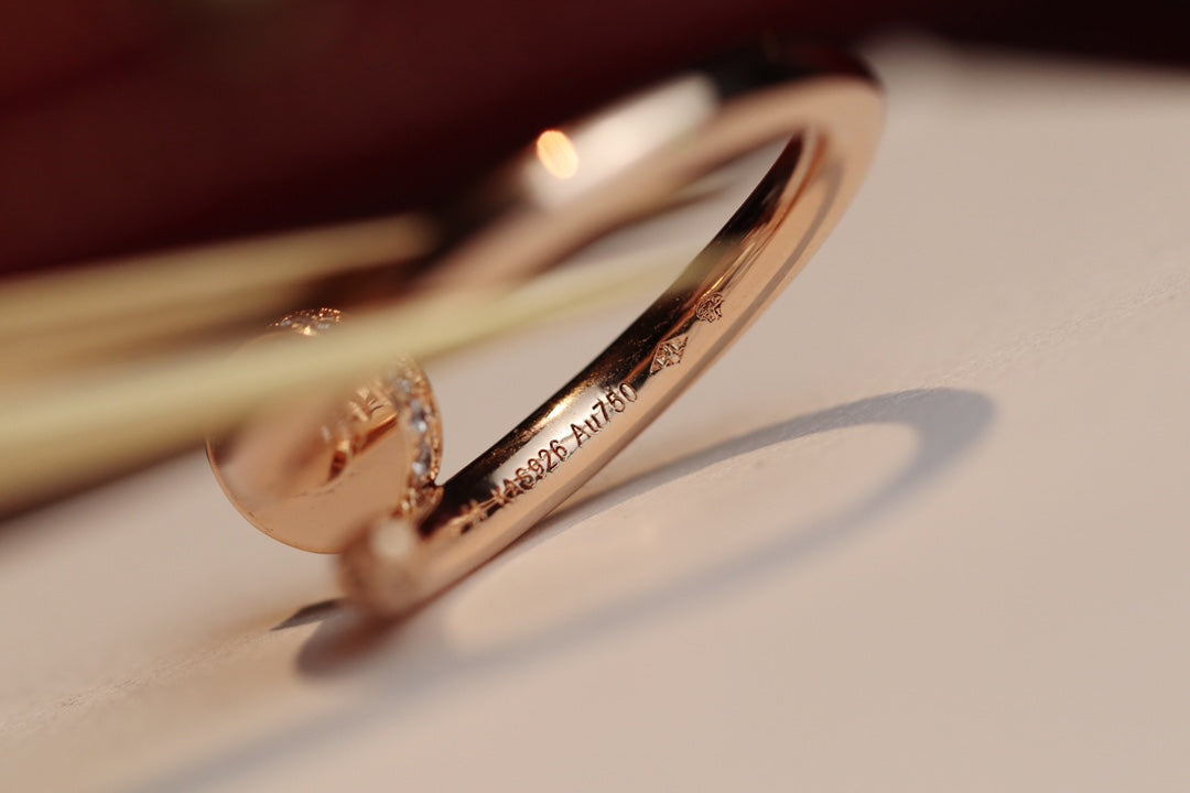 GlowJUSTE RING 2.65MM PINK GOLD DIAMOND
