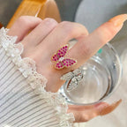 ¡®Glow¡¯TWIN BUTTERFLY DIAMOND RING