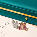 ¡®Glow¡¯TWIN BUTTERFLY DIAMOND RING