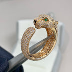 GlowPANTHERE PINK GOLD DIAMOND RING
