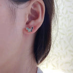 ¡®Glow¡¯BUTTERFLY DARK MOP  EARRINGS