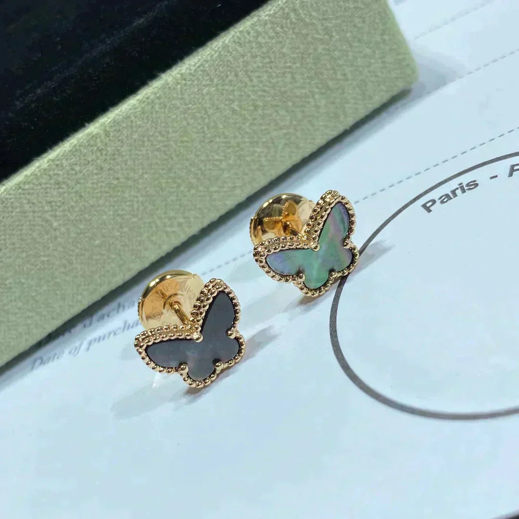 ¡®Glow¡¯BUTTERFLY DARK MOP  EARRINGS