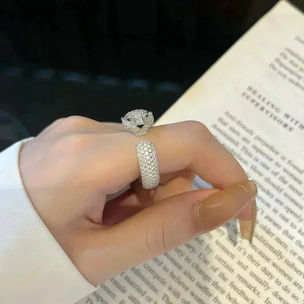 GlowPANTHERE 5.5MM ALL DIAMOND RING