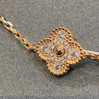 [Glow Jewelry] CLOVER 5 MOTIF FULL DIAMOND BRACELET COLLECTION