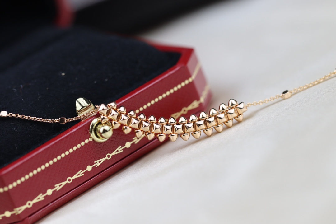 GlowCLASH PINK GOLD NECKLACE