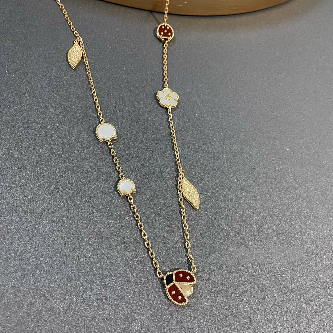 ¡®Glow¡¯LUCKY SPRING 15 MOTIFS GOLD NECKLACE