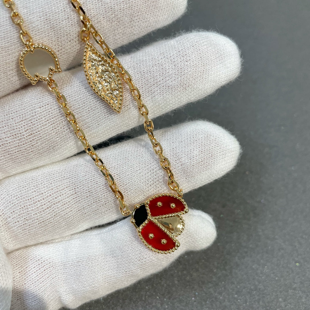 ¡®Glow¡¯LUCKY SPRING 15 MOTIFS GOLD NECKLACE