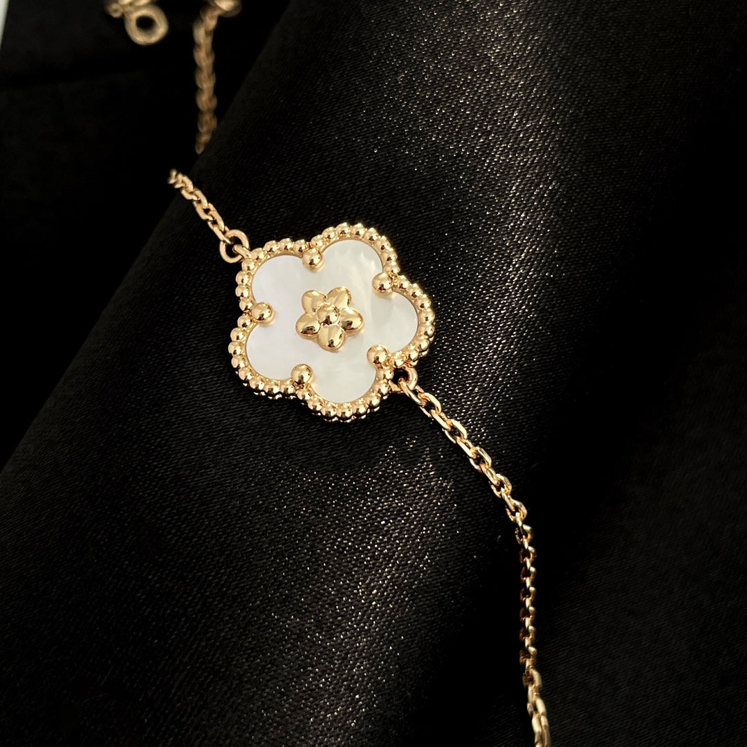 ¡®Glow¡¯LUCKY SPRING ROSE GOLD MOP BRACELET