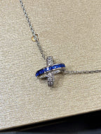 GlowLIENS DIAMOND SILVER NECKLACE