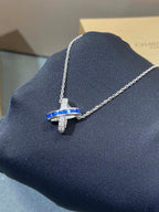 GlowLIENS DIAMOND SILVER NECKLACE