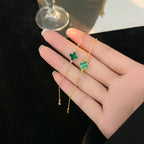 ¡®Glow¡¯CLOVER BRACELET MALACHITE 1 MOTIF