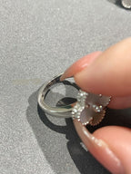 ¡®Glow¡¯CLOVER SILVER MOP DIAMOND RING