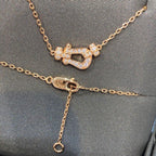 GlowFORCE 10 DIAMOND PINK GOLD NECKLACE MINI MODEL