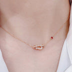 GlowFORCE 10 DIAMOND PINK GOLD NECKLACE