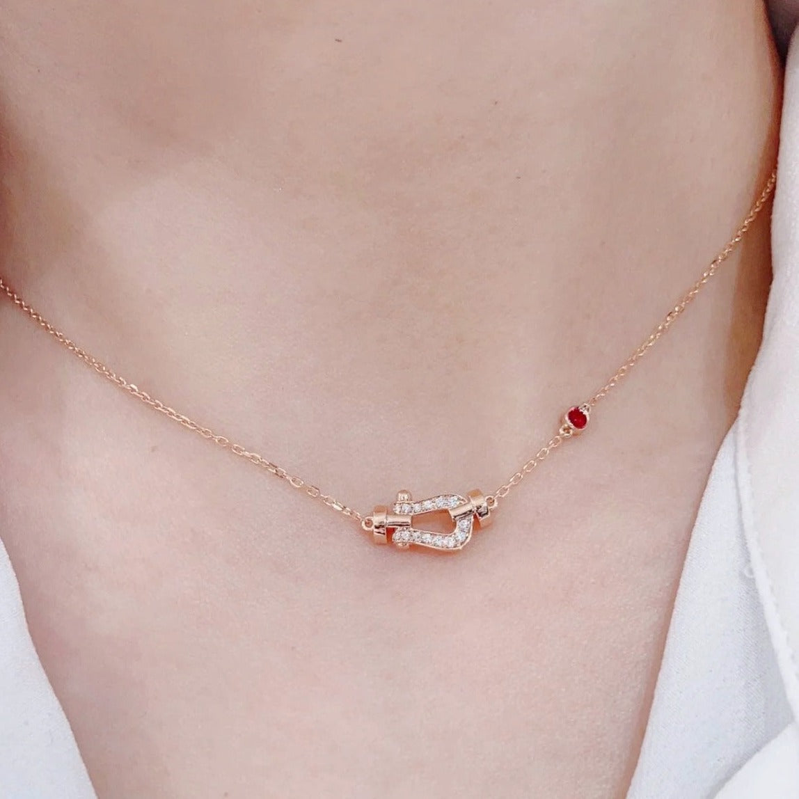 GlowFORCE 10 DIAMOND PINK GOLD NECKLACE