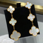 ¡®Glow¡¯CLOVER MOP 3 MOTIFS GOLD EARRINGS