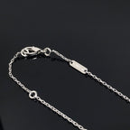 ¡®Glow¡¯CLOVER PIETERSITE SILVER LONG NECKLACE