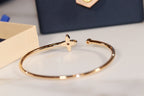 GlowIDYLLE GOLD OPEN BRACELET DIAMOND PAVED