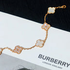 [Glow]New CLOVER WHITE PEARL MOP 5 MOTIF BRACELET COLLECTION