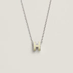 GlowHM CLIC YELLOW ENAMEL GOLD NECKLACE