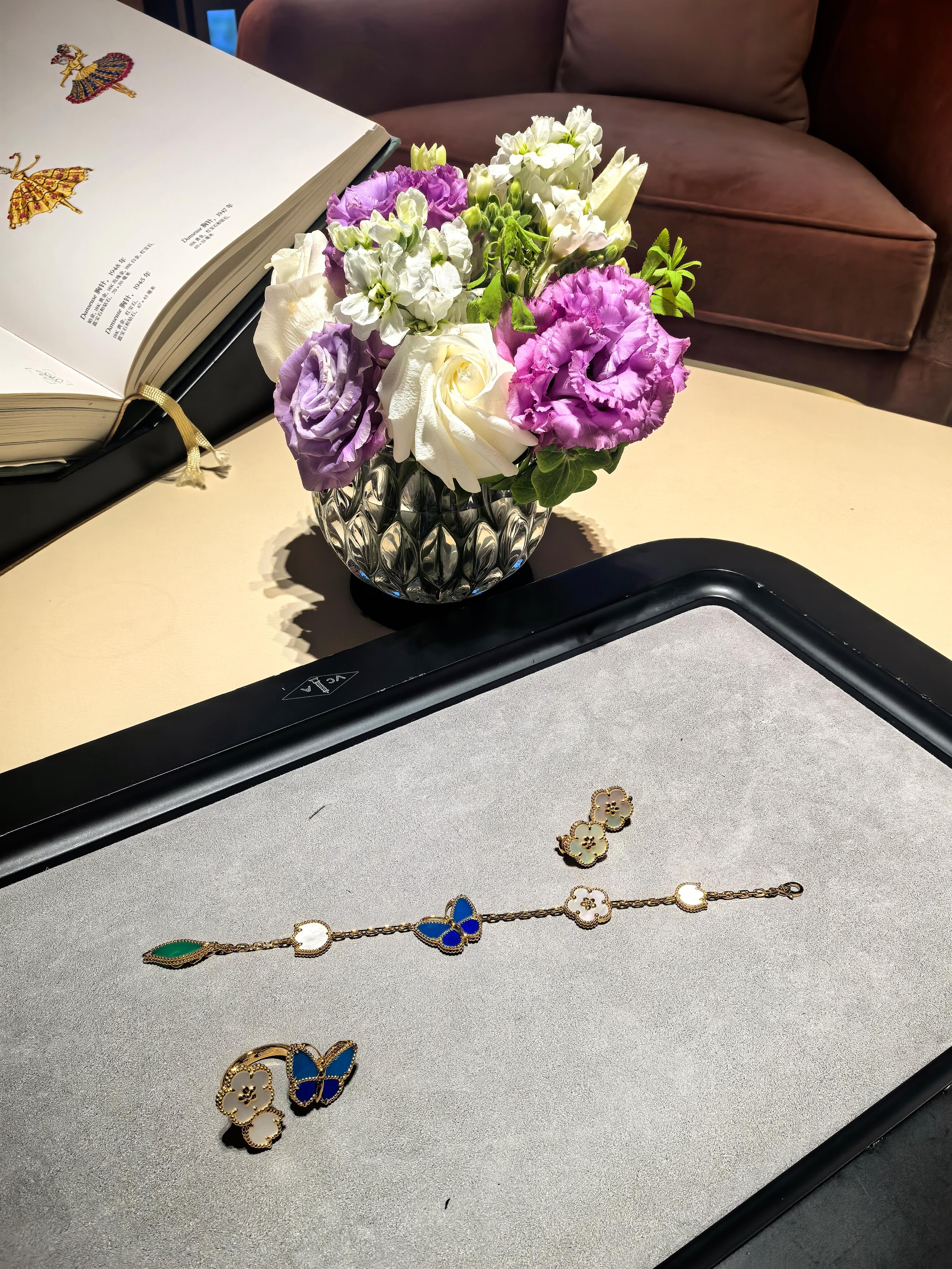 [Glow]2026 NEW SPRING LUCKY 5 MOTIF BRACELET