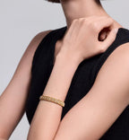 [Glow]2026 WOVEN-PATTERN BRACELET SET WITH FULL DIAMOND INLAY THREE-COLORS