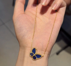 [Glow]BUTTERFLY BLUE   NECKLACE