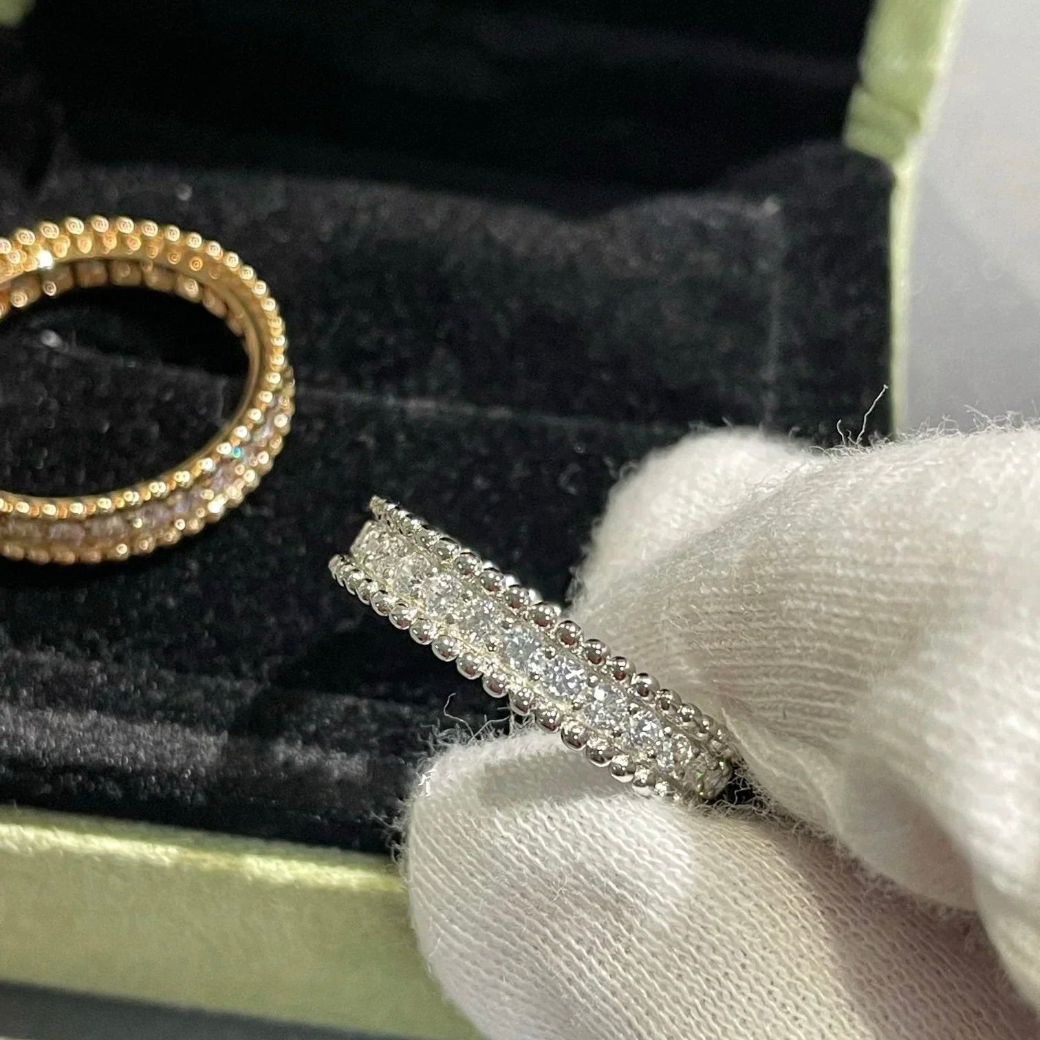 ¡®Glow¡¯PERLEE DIAMOND ROSE GOLD RING