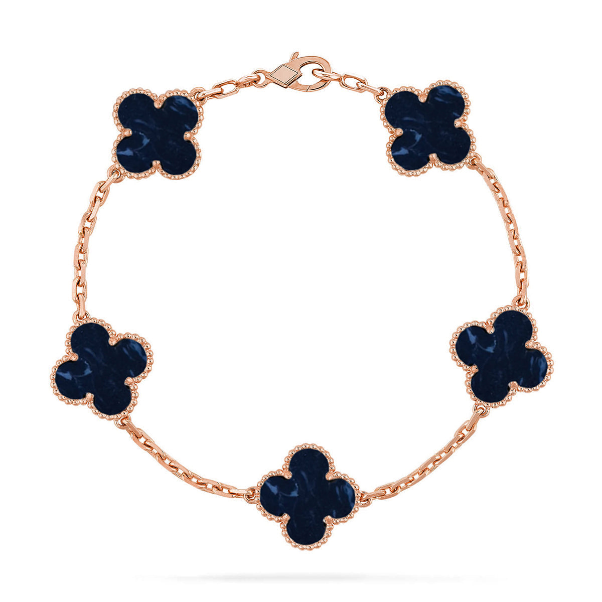 [Glow]New CLOVER 5 MOTIF PIETERSITE BRACELET COLLECTION