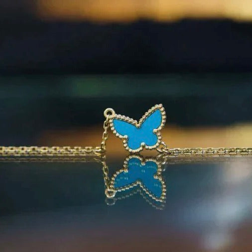 ¡®Glow¡¯BUTTERFLY TURQUOISE BUTTERFLY BRACELET