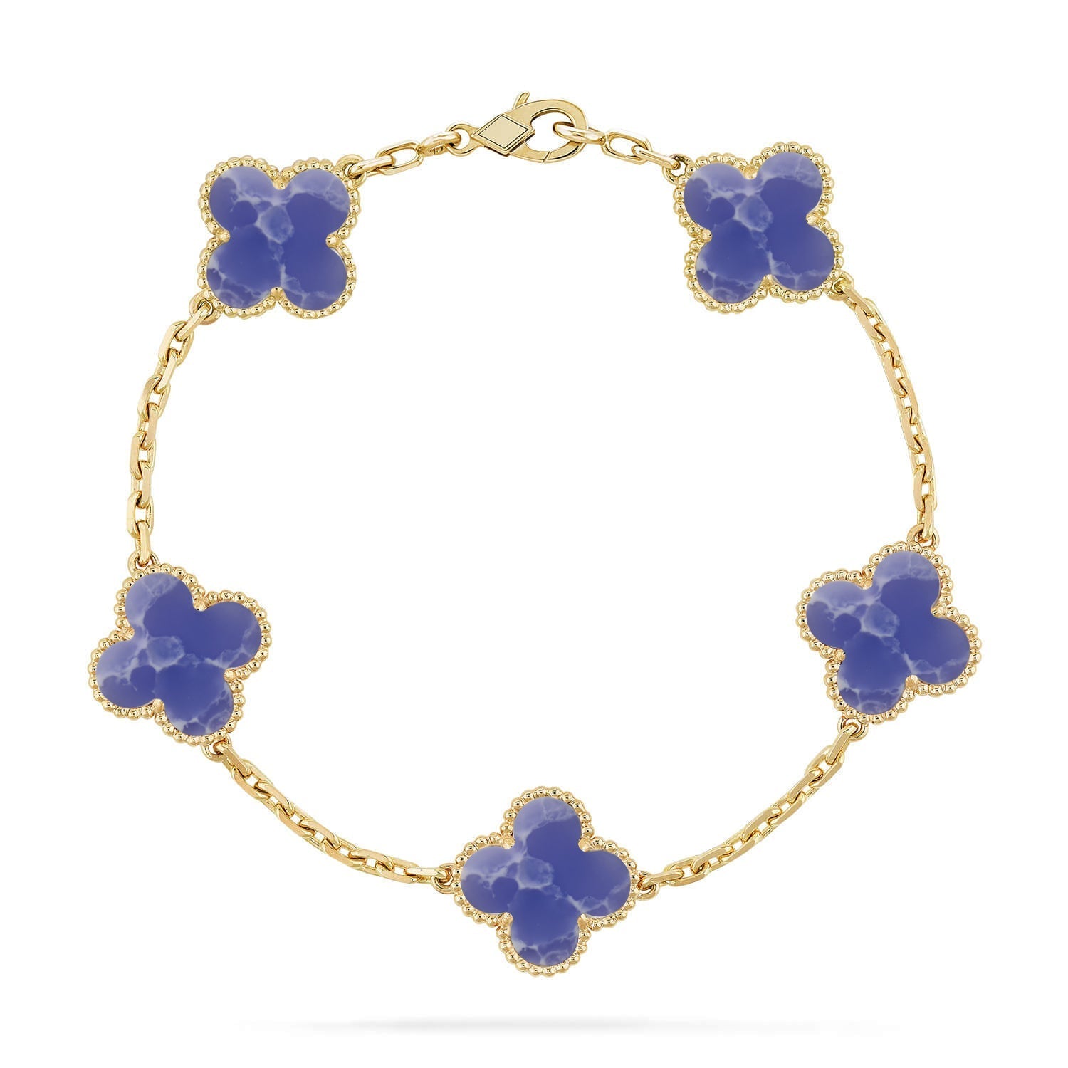 [Glow]New CLOVER 5 MOTIF BLUE VEINS BRACELET COLLECTION