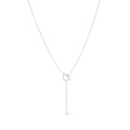 GlowFINESSE SILVER DIAMOND NECKLACE
