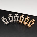 GlowFORCE LARGE HORSESHOE FULL DIAMOND BRACELET GOLD