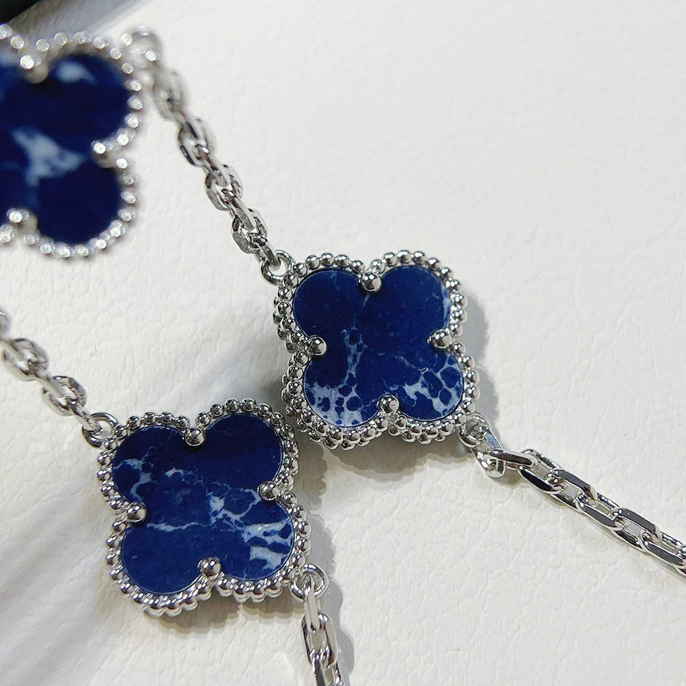 [Glow Jewelry]CLOVER 5 MOTIF PIETERSITE BRACELET COLLECTION
